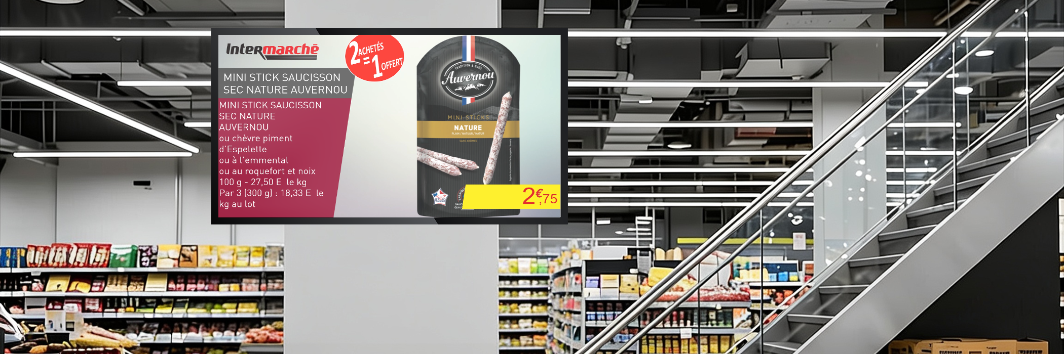affichage dynamique magasin
